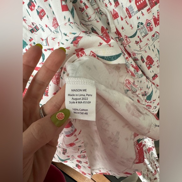 Roller Rabbit Christmas Village Pajama Set - Picture 7 of 8